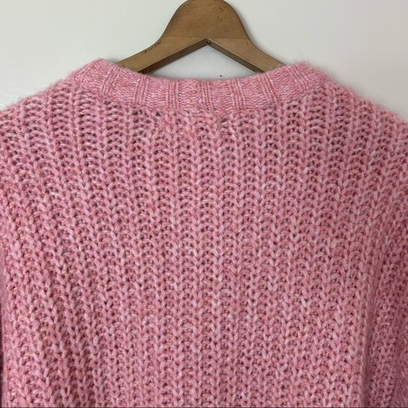 [American Eagle] Light Pink Cozy Chunky Knit Pullover Sweater - Picture 7 of 7